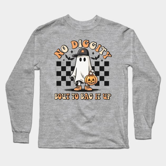 No Diggity Halloween Long Sleeve T-Shirt by MN Favorites